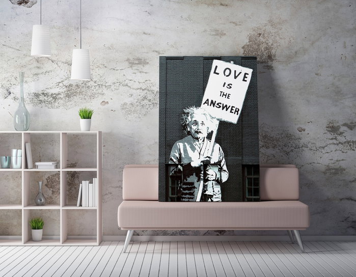 Wallity Lienzo Decorativo Banksy 70 x 100 cm
